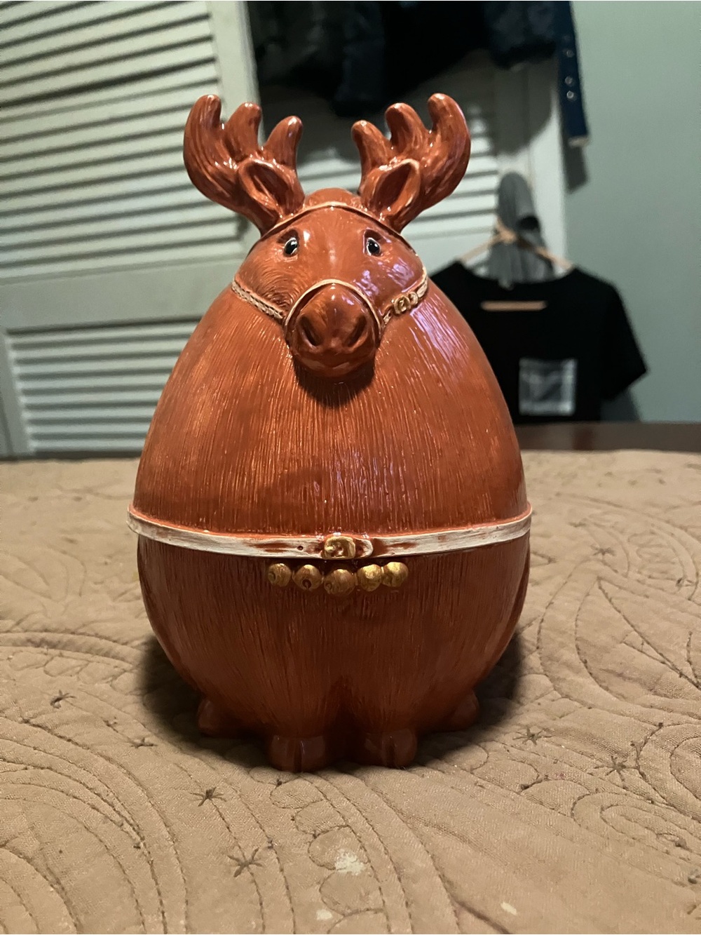 Art Pottery Moose Stackable Family